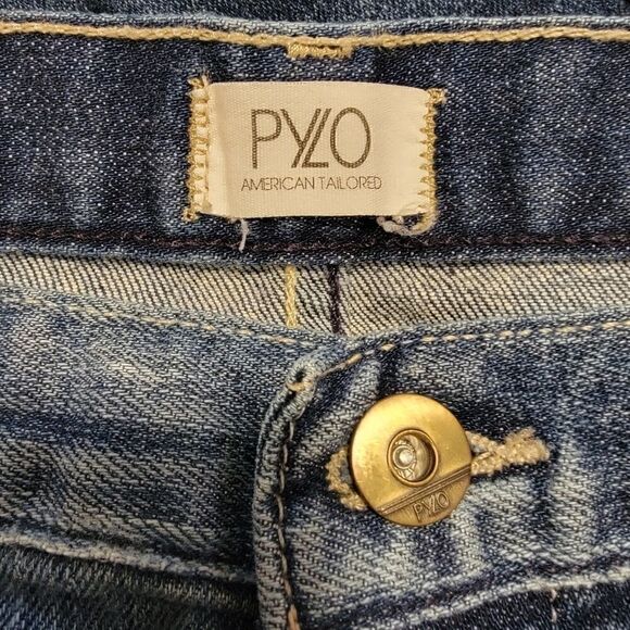 PYLO Jean Boyfriend Shorts Sample Native American size 26 - Picture 3 of 5